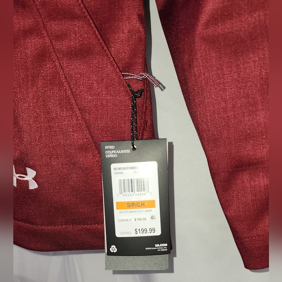 NWT Women's Under Armour 3 in 1 Sienna coat size small - Picture 5 of 9
